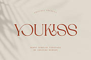 Youkiss Elegant Serif, a Serif Font by Cruzine (Thumbnail 1 of 8)
