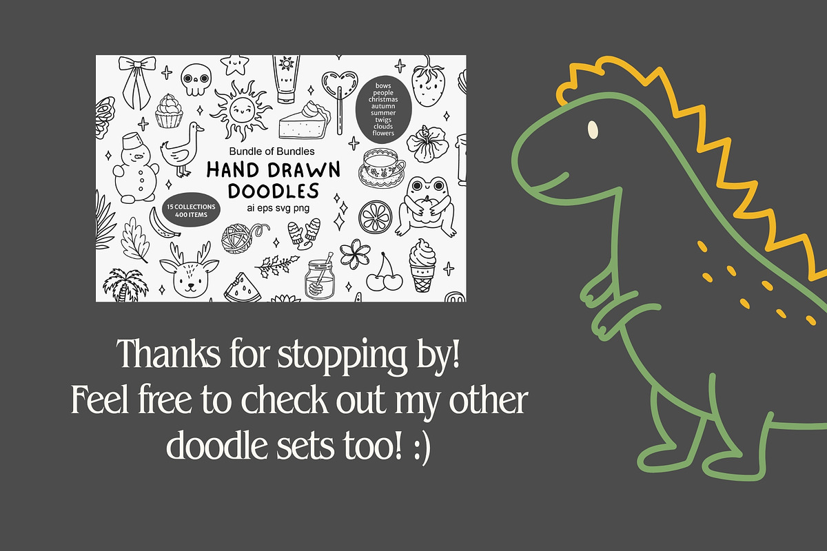 Hand-Drawn Kids Doodle Patterns, a Pattern Graphic by Kristina Chistiakova (Photo 6 of 8)