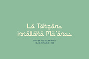 Faditjah - Arabic Style Font, a Script Font by Pikgura (Thumbnail 8 of 8)