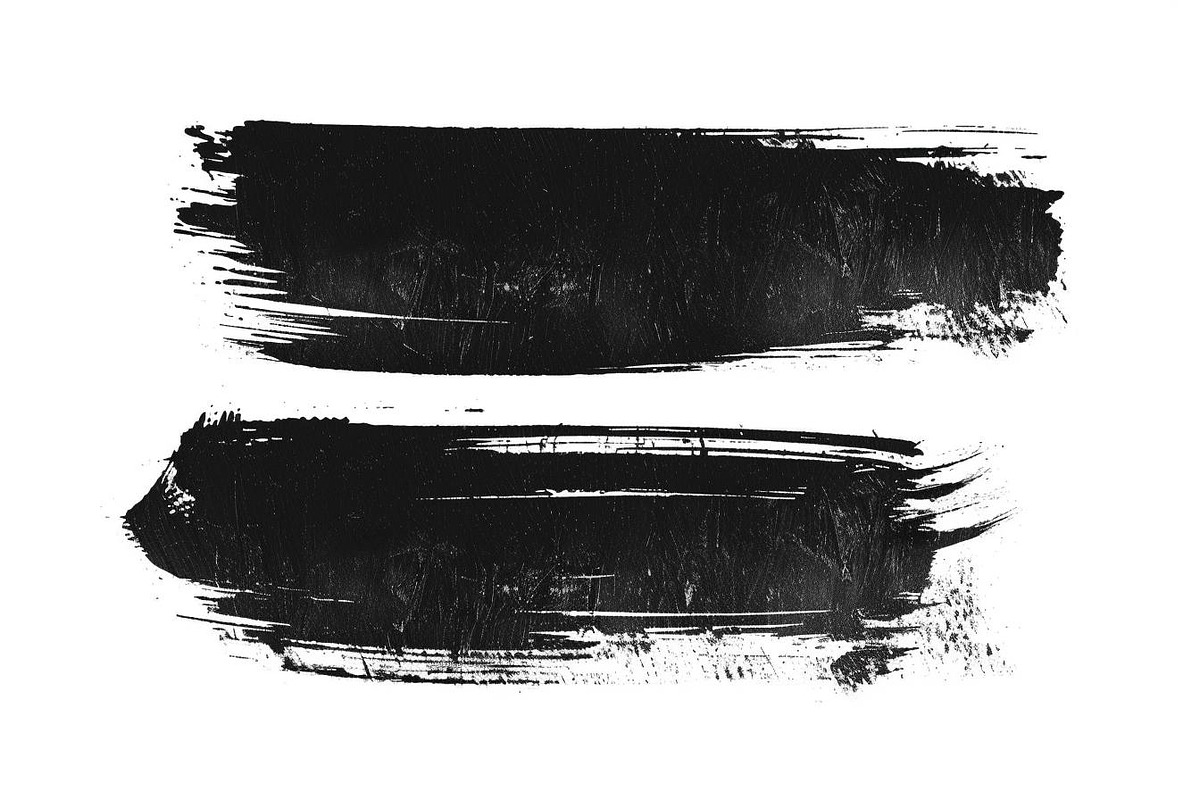 Grunge Paint Brush Stroke Pack, an Illustration by hafijul (Photo 9 of 9)