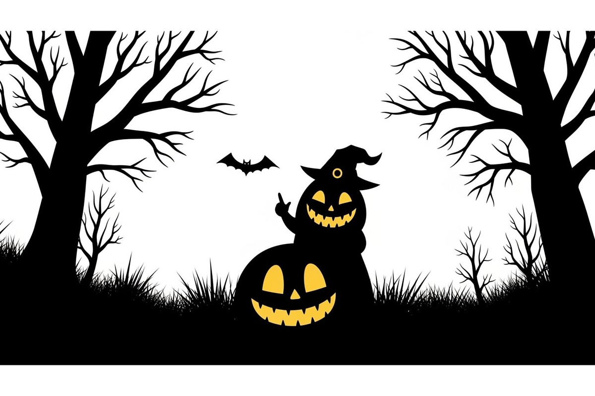Dark Halloween Forest Design, a Graphic by BIPLOB EXPERT (Photo 8 of 13)