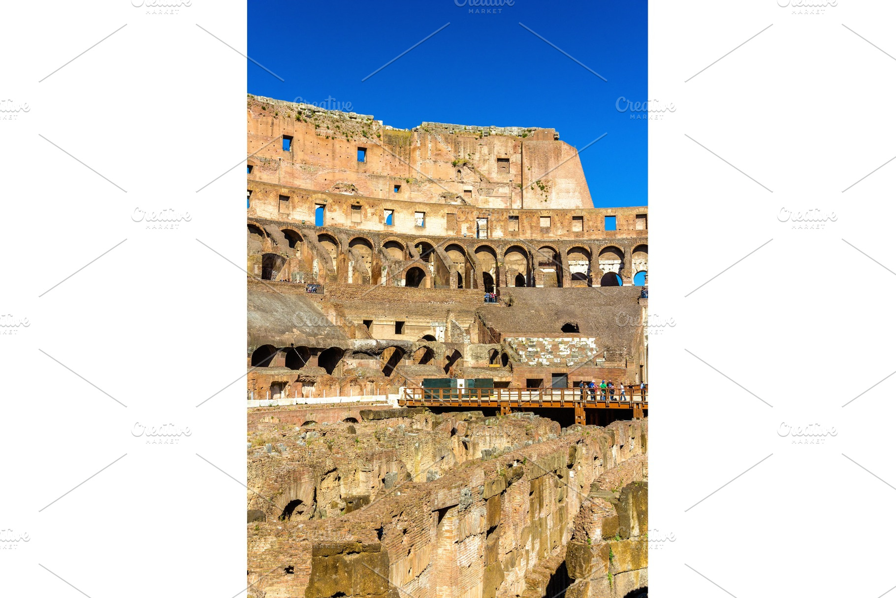 Details of colosseum or flavian amphitheatre in rome featuring rome, an Architecture Photo by Leonid Andronov