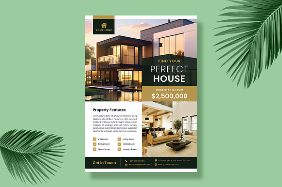 Modern Luxurious Real Estate Flyer