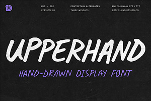 UPPERHAND Handwritten Font