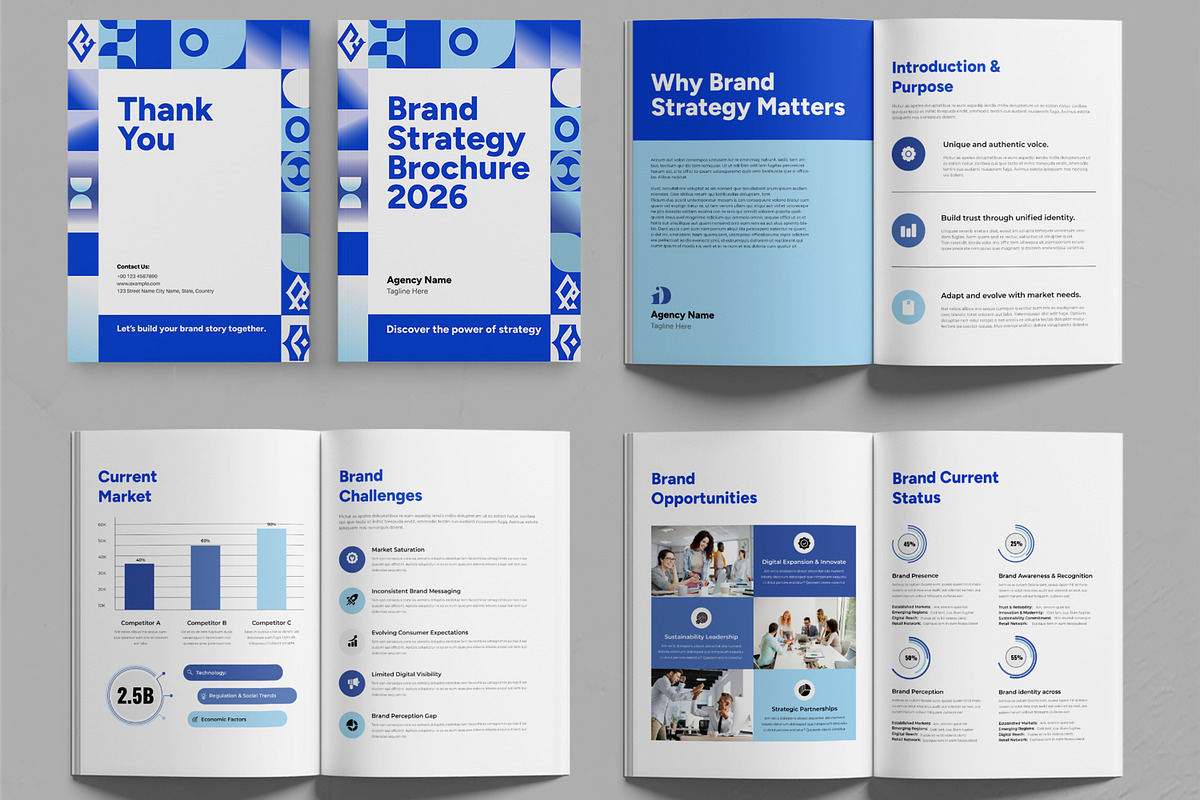 Brand Strategy Brochure Template preview 2