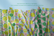 Fresh Summer Retro Floral Patterns, a Pattern Graphic by Tiger and Flower (Thumbnail 10 of 20)