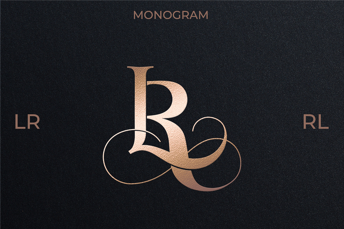 LR RL Wedding Monogram Logo, a Branding & Logo Template by LogoAV (Photo 1 of 6)