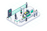 AirportFlow-Isometric Illustration, a Transportation Illustration by Creative Graphics (Thumbnail 8 of 9)