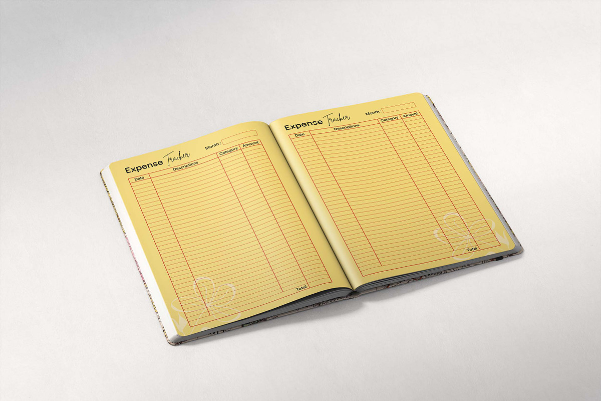 A5 Expense Tracker Journal Pdf, a Stationery Template by Graphic Template (Photo 3 of 3)