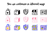 Hand-Drawn Doodle Icons Bundle, an Outline Icon by Creative Graphics (Thumbnail 3 of 16)