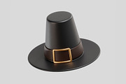 Pilgrim Hat, an Object 3D Model by fahad121 (Thumbnail 2 of 7)
