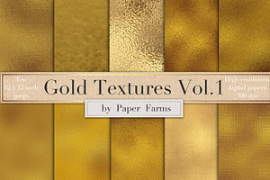 Gold Foil Textures