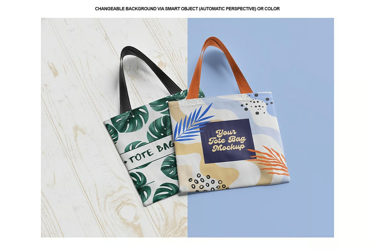 Tote Bag Mockup, a Packaging Mockup by zippypixelstudio (Photo 10 of 10)