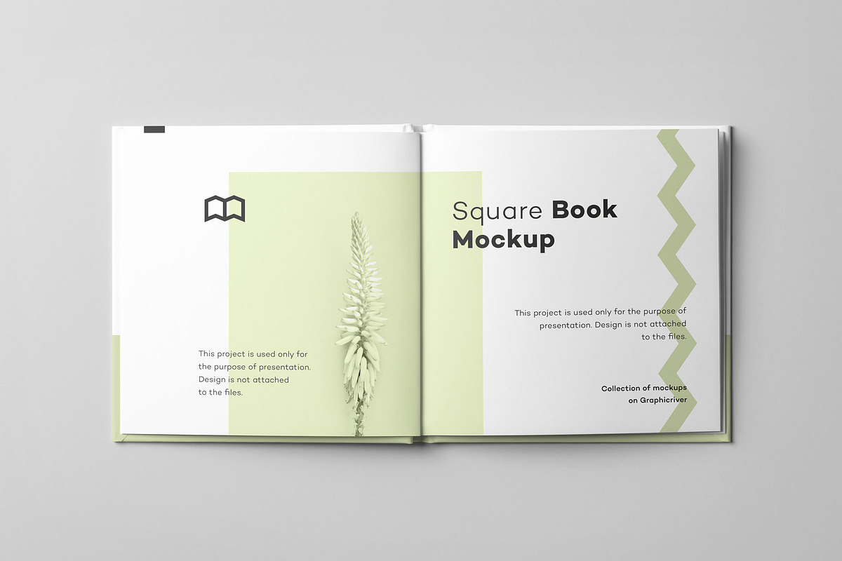 Square Book Mock up 2, a Books & Magazine Mockup by Yogurt86 (Photo 14 of 18)
