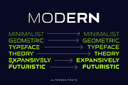 Alternox Fonts Famliy, a Sans Serif Font by Asenbayu (Thumbnail 2 of 14)