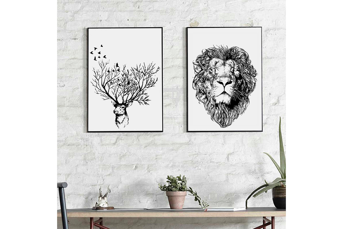 50 wild animals vector part 3, an Animal Illustration by AnastasiyaOleynik (Photo 3 of 9)