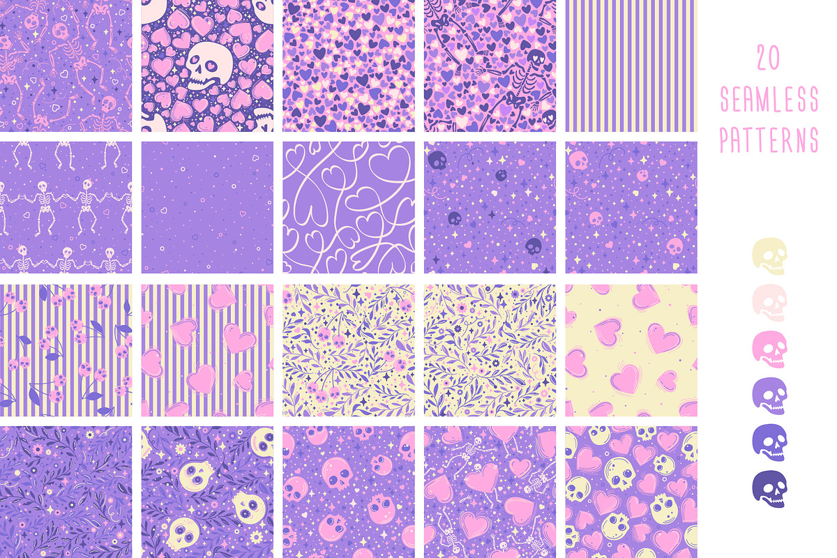 Romantic Spooky, a Pattern Graphic by Zim Varezhkin (Photo 2 of 9)