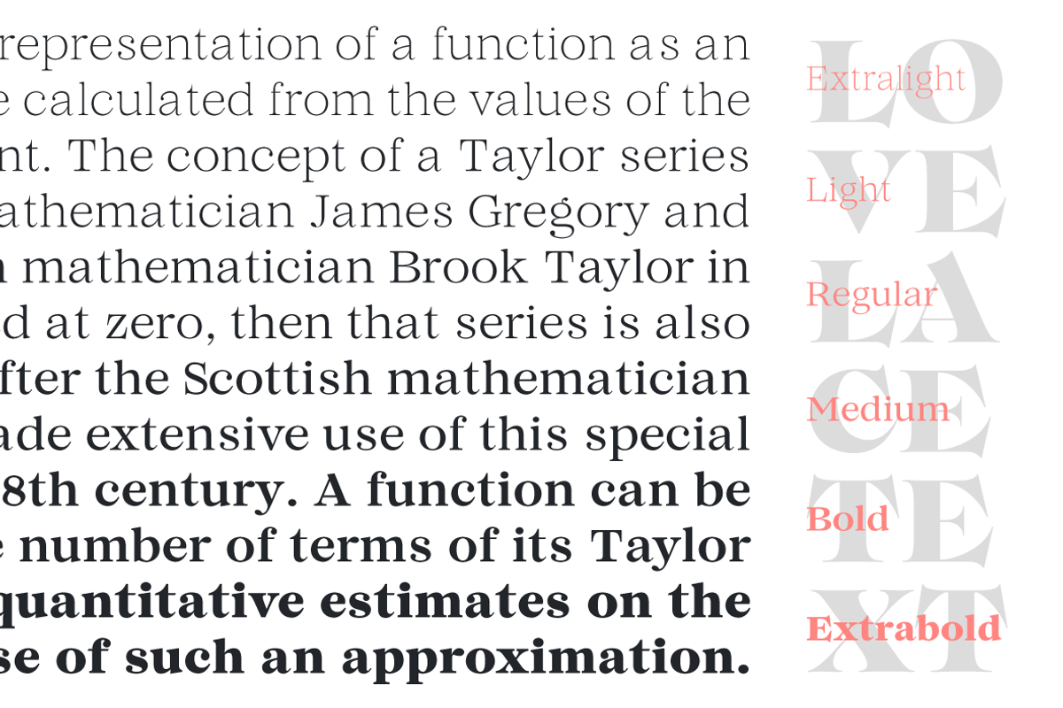 Lovelace - 30 fonts, a Serif Font by Zetafonts (Photo 12 of 15)