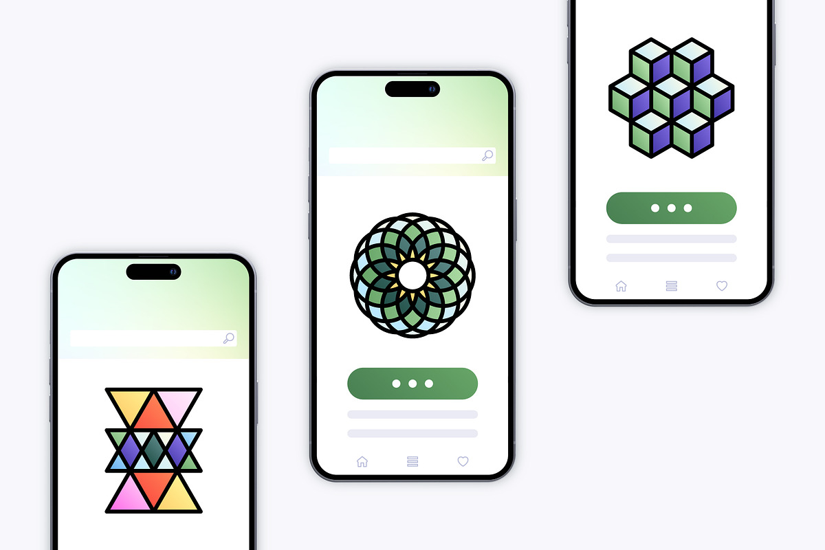 50 Sacred Geometry Icons, an Outline Icon by Side Project (Photo 7 of 9)