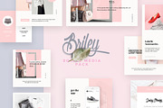 Briley Social Media Pack, a Social Media Template by Crevo Studio (Thumbnail 1 of 8)