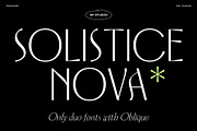 Solistice Nova, a Sans Serif Font by Adam Fathony (Thumbnail 1 of 16)