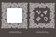 Wedding frames and alphabet., a Pattern Graphic by Ajuga (Thumbnail 6 of 9)