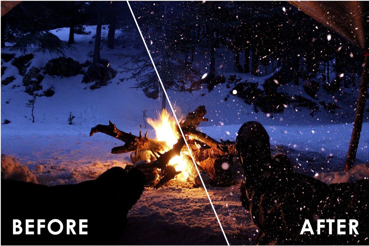 Snow Effect Overlays, a Texture Graphic by NassyArt (Photo 3 of 9)