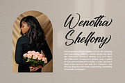 Rosemarie, a Script Font by Goresan Studio (Thumbnail 2 of 15)