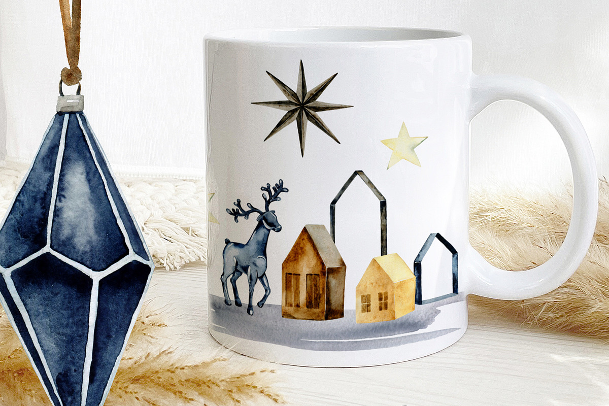 Nordic Christmas Clipart, a Seasonal Illustration by TanyaOak (Photo 5 of 8)