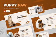 Puppypaw - Pet Care Powerpoint, a Presentation Template by SquidPixey (Thumbnail 1 of 7)