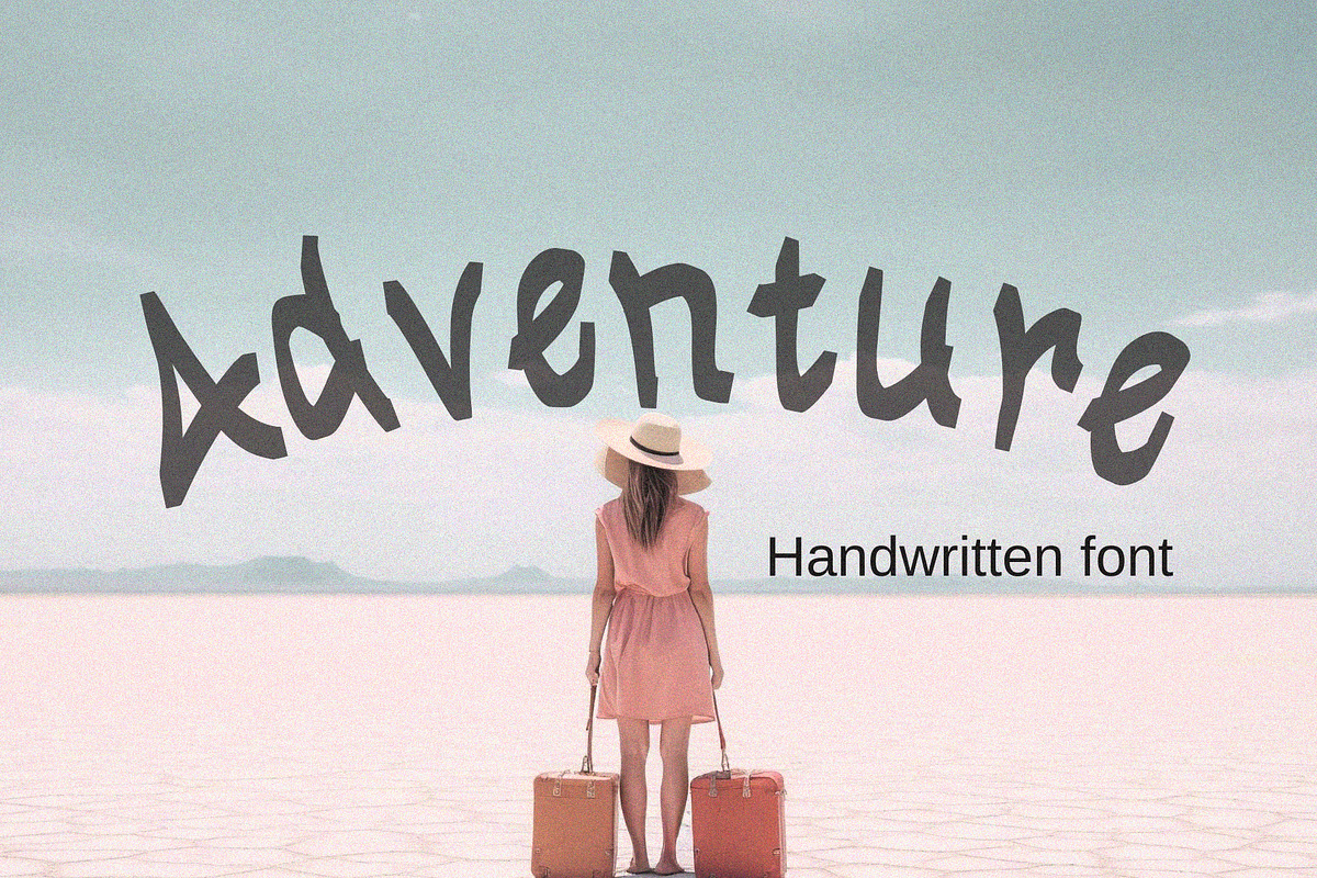 Adventure Handwritten, a Handwritten Font by Ruddean2109 (Photo 1 of 10)