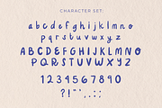 BUBBLE GUM a handwritten font, a Handwritten Font by Jannasuedesign (Thumbnail 9 of 10)