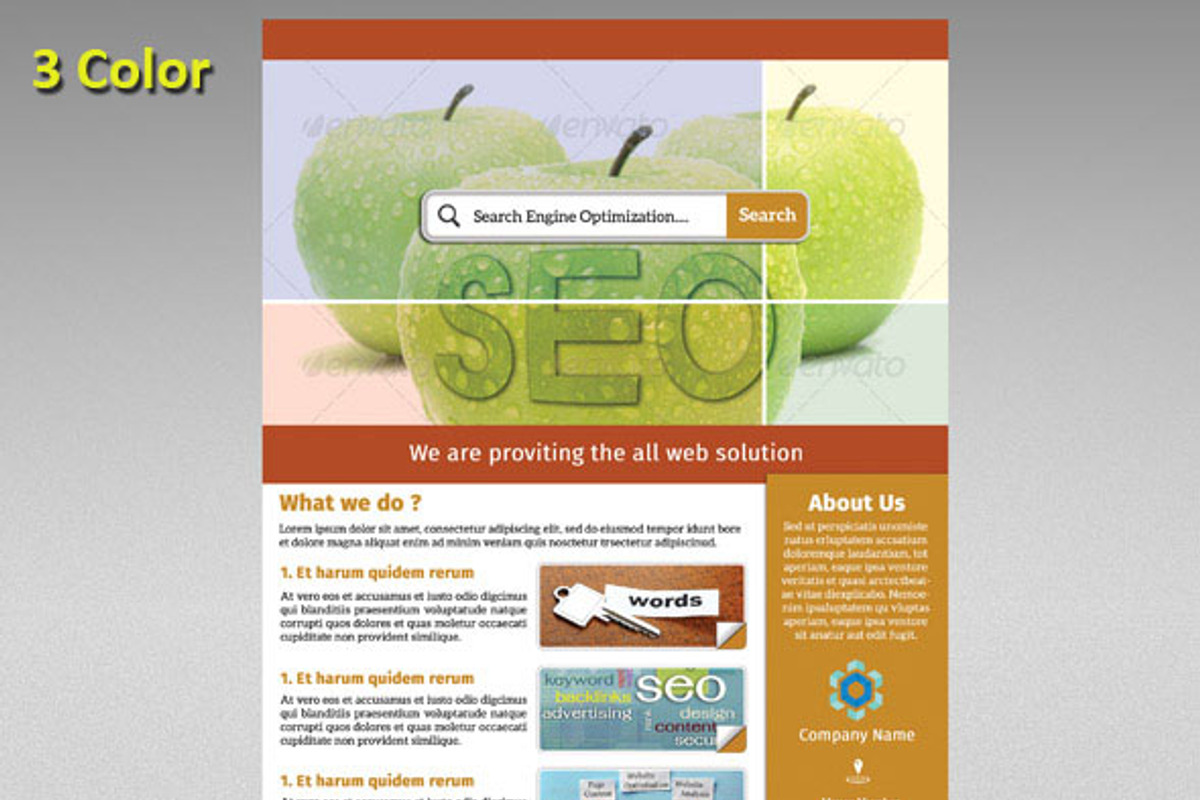 Corporate flyer - 3 color-V61, a Flyer Template by Template Shop