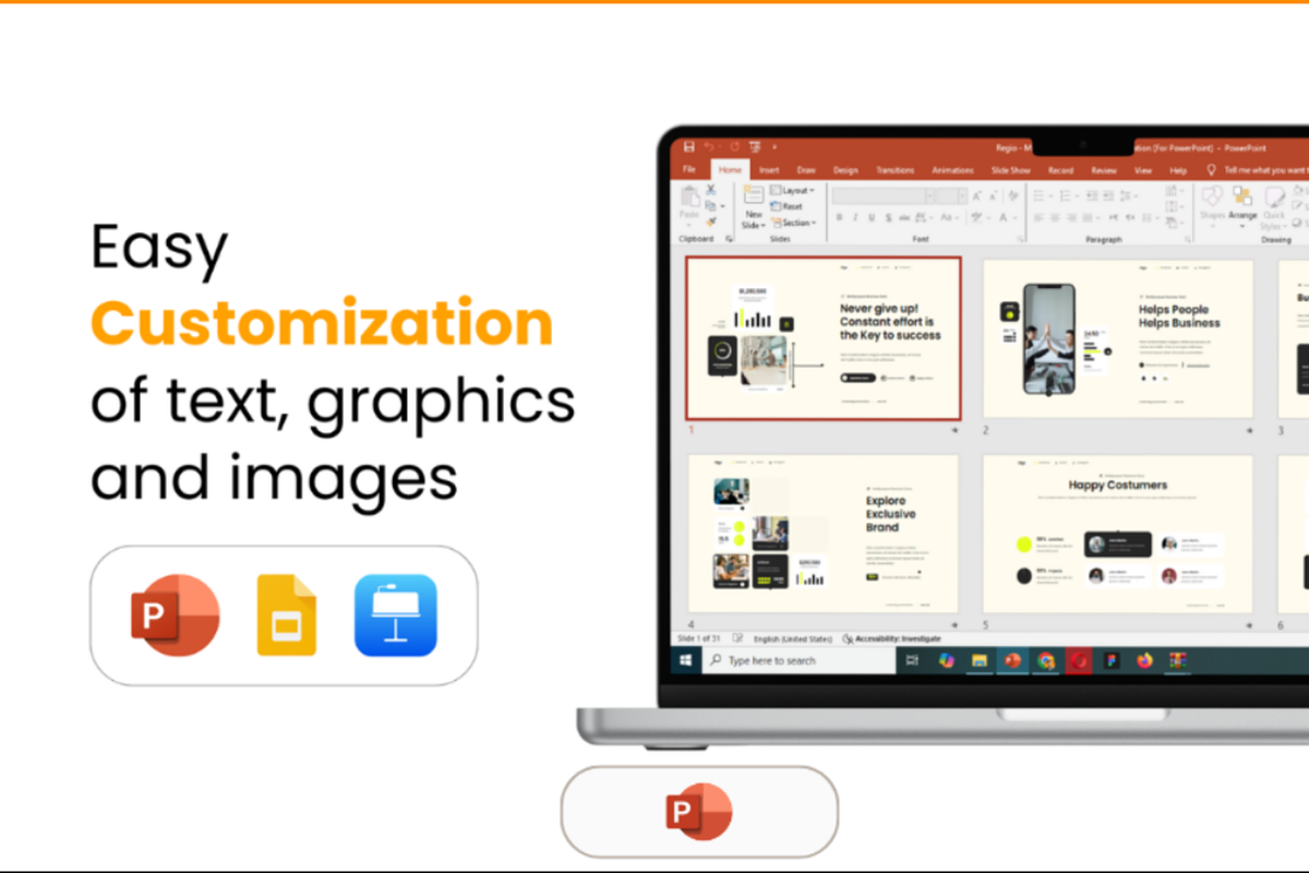 Marketing & Business Powerpoint, a Presentation Template by Hammad Arif (Photo 11 of 14)