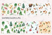 Forest Animals watercolor., an Animal Illustration by lilisavelieva (Thumbnail 6 of 6)