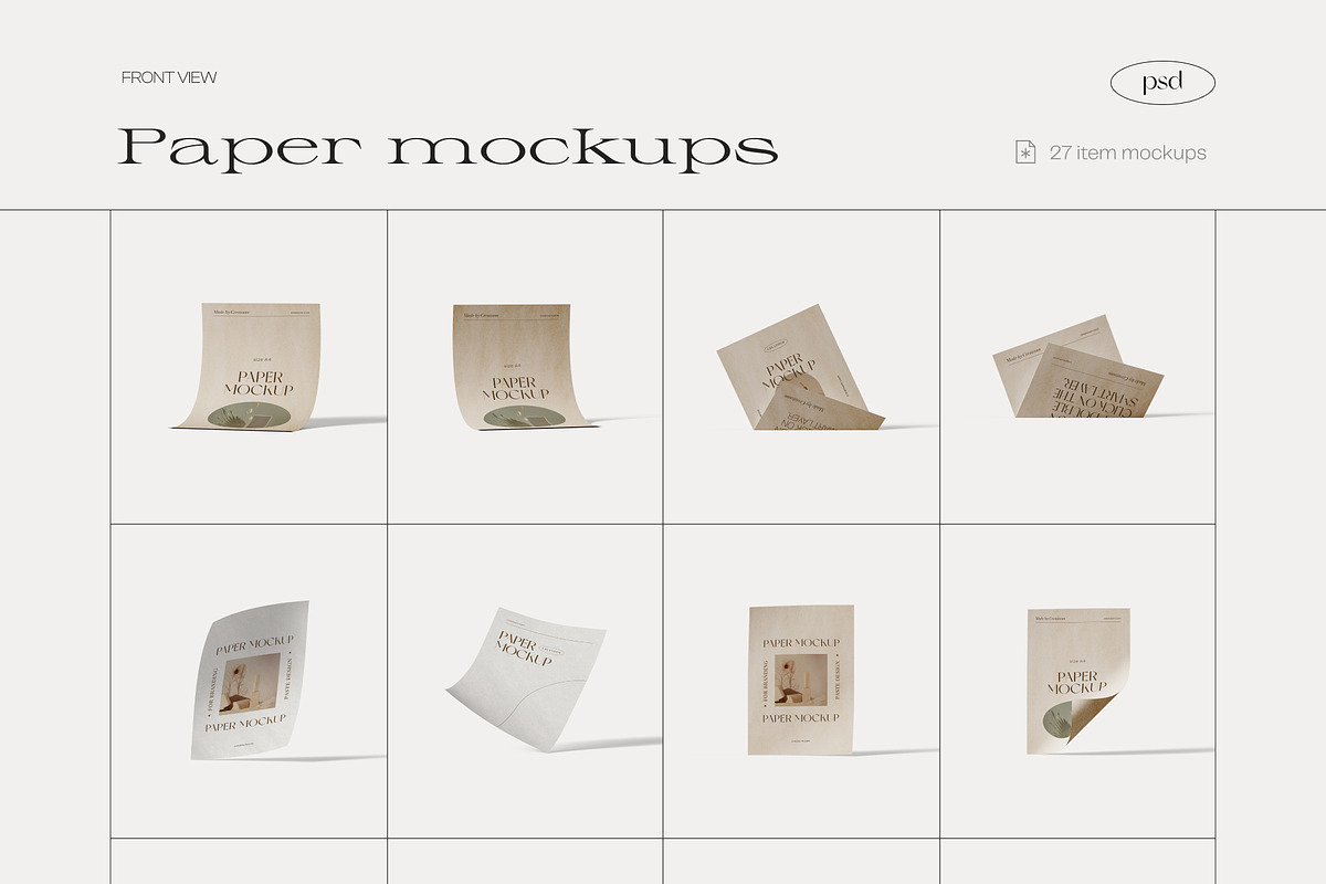 Branding&Cosmetics mockup pack, a Packaging Mockup by Creatoom