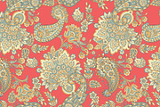 Paisley floral seamless pattern, a Pattern Graphic by antalogiya (Thumbnail 2 of 5)