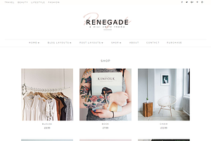 Renegade WordPress Divi Blog Theme