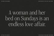 After Five Luxury Serif, a Serif Font by Blanc Salváge (Thumbnail 5 of 9)