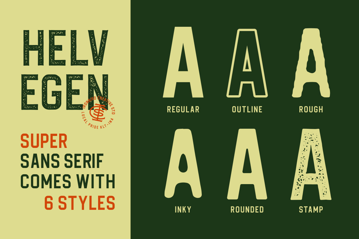 Helvegen Super Sans, a Sans Serif Font by IronbirdCreative (Photo 3 of 10)