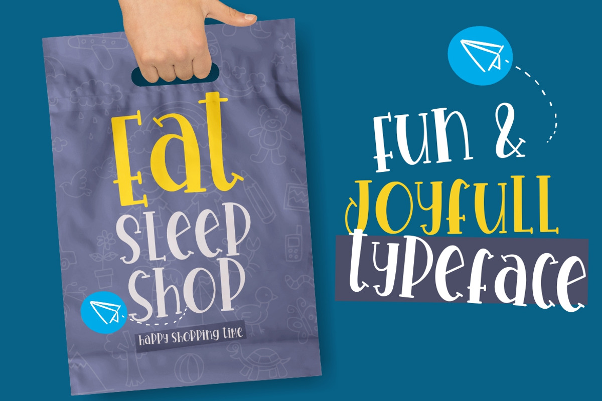 Kids Now Fun Business Font preview 4