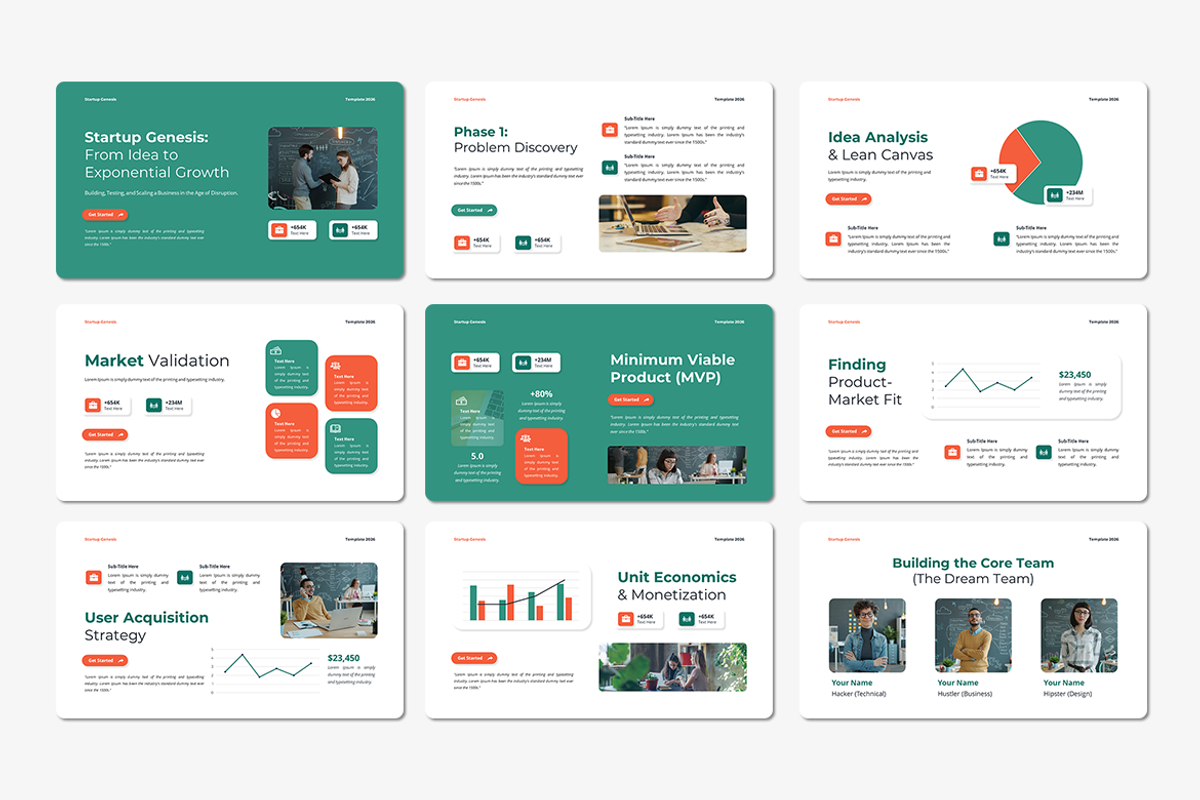 Startup Genesis - Keynote Template, a Presentation Template by QR Design Studio (Photo 2 of 3)