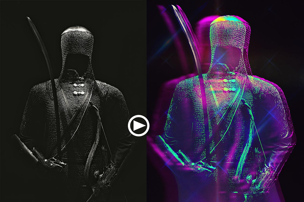 Cyber Anaglyph FX Photoshop Action, an Action Add-On by Studio Retouch (Photo 14 of 16)