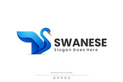 Gradient Modern Swan Logo Design, a Branding & Logo Template by Artnivora.Std (Thumbnail 1 of 2)