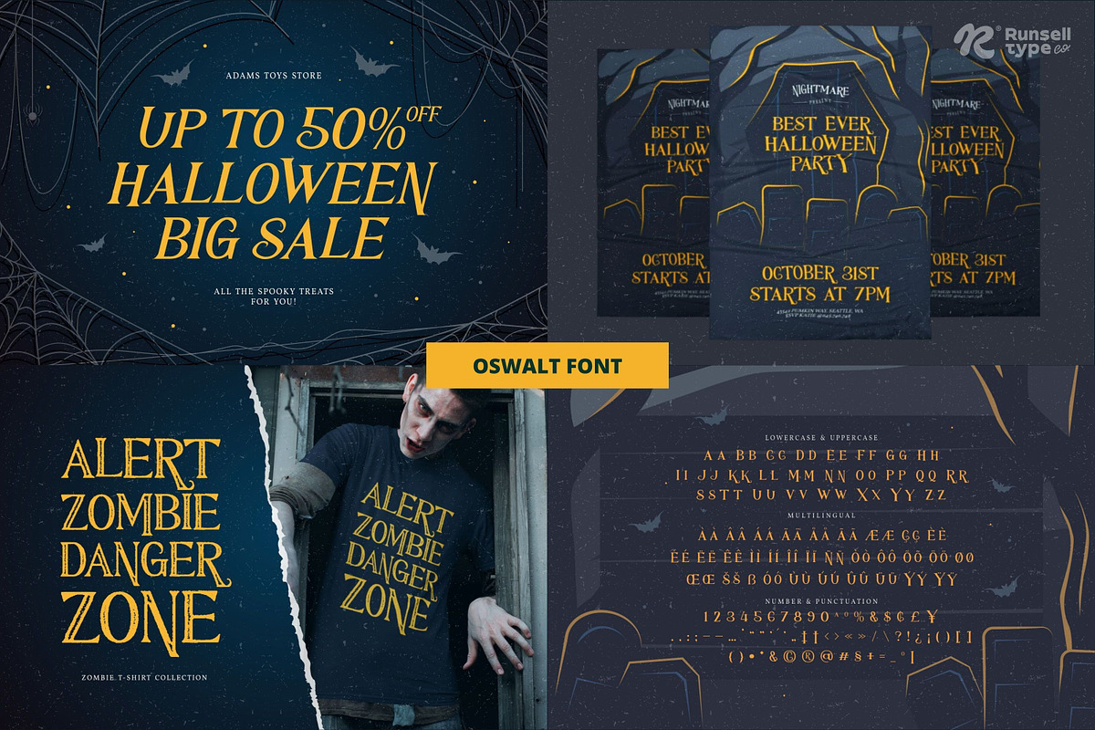 The Best Halloween Font Bundle, a Font by Runsell Studio (Photo 38 of 74)