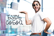 Font Big Madness (Latin & Cyrillic), a Script Font by Alyonka_lis (Thumbnail 9 of 10)