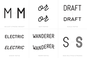 Path Type – Single Stroke Glyph Set, a Handwritten Font by Sivioco (Thumbnail 3 of 5)