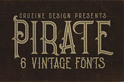 Pirate- Vintage Style Font, a Font by JumboDesign (Thumbnail 5 of 5)