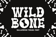 Wild Bone - All Caps Spooky Font, a Serif Font by Airotype (Thumbnail 1 of 8)