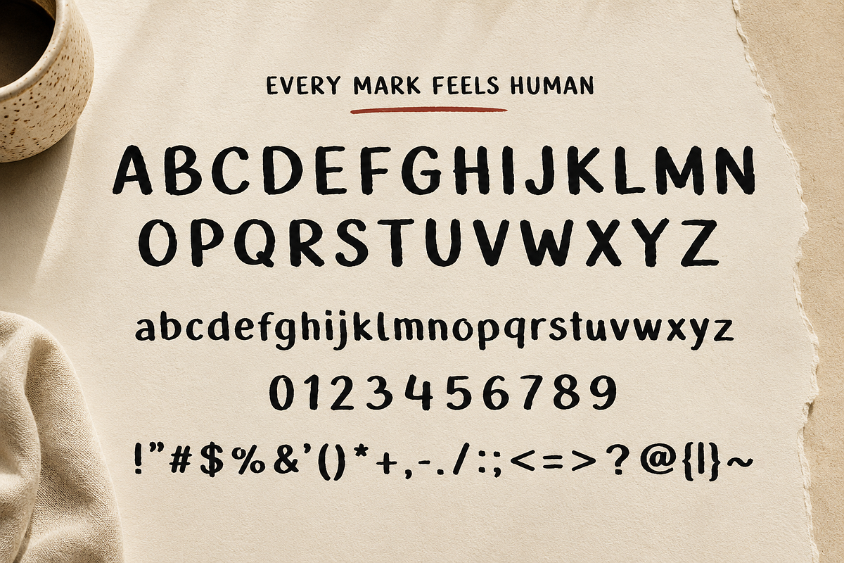 Nyentricks, a Handwritten Font by FONTBENDER (Photo 2 of 7)